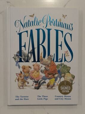 SIGNED Natalie Portman Autographed Bookplate - Natalie Portman's Fables #2